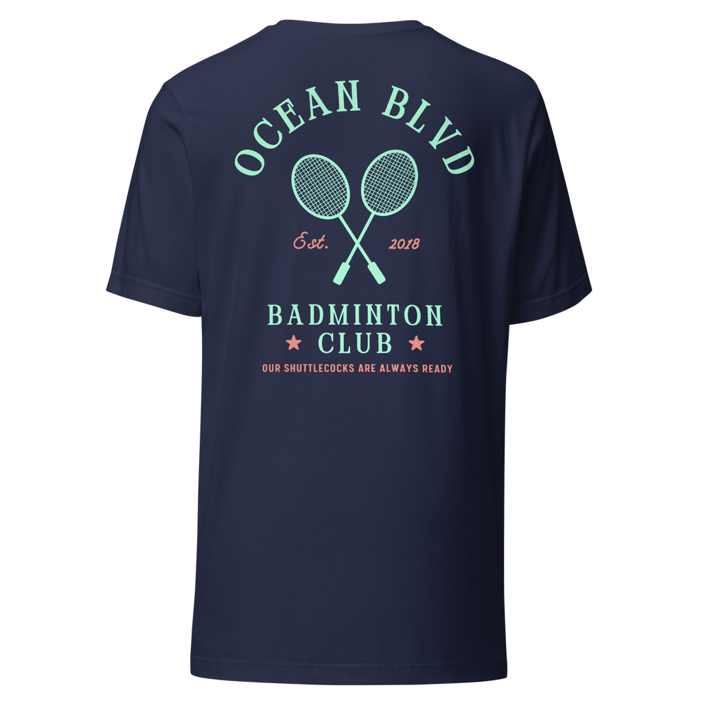 Ocean Blvd. Badminton Club Tee