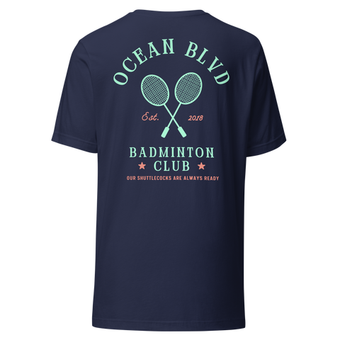 Ocean Blvd. Badminton Club Tee