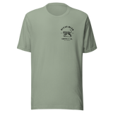 Leopard & Palms Tee - Black Graphic